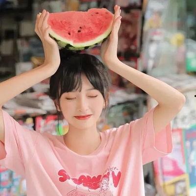 晚安吃瓜头像女生