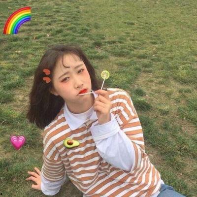 晚安吃瓜头像女生